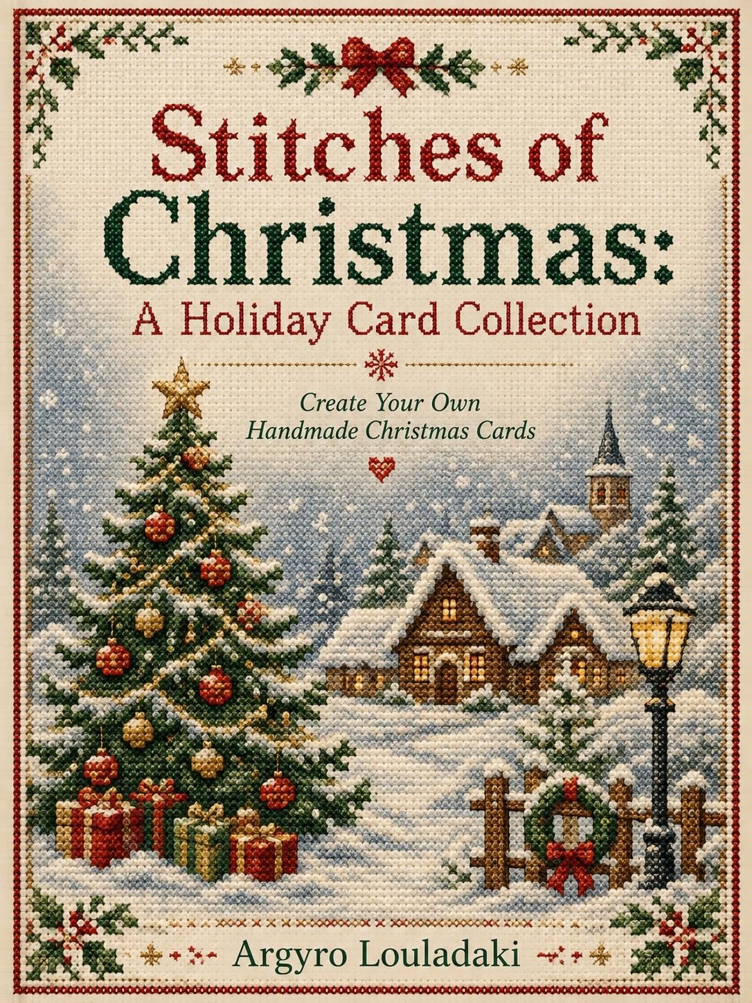 “Stitches of Christmas: A Holiday Card Collection”: “Create Your Own Handmade Christmas Cards” (English Edition)